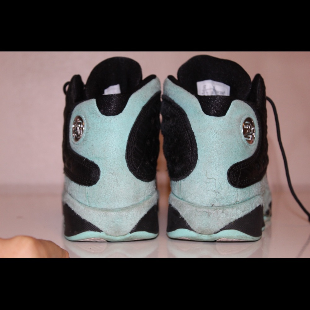 Jordan 13 retro black island green